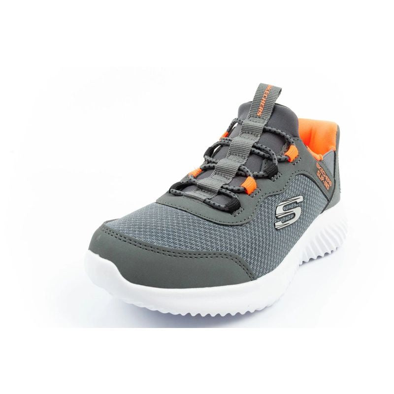 Skechers Bounder Slip-ins Junior Children's Sports Shoes Gray Skechers