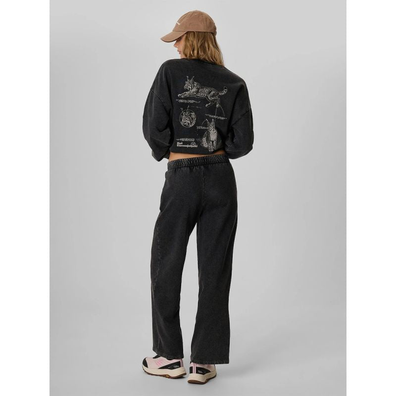 Women's wide-leg sweatpants 4F 4FRAW26TTROF2105-20S