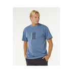 Men's RIP CURL Search Sundial Tee Blue