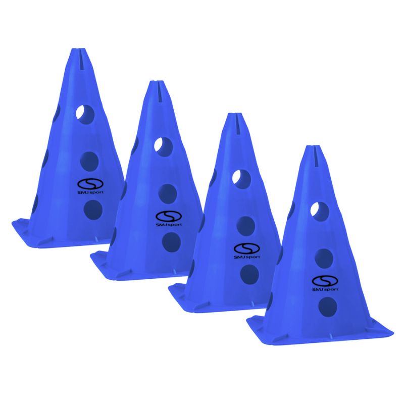 Set of 4 training cones - 30 cm blue / PT4-13H-B In preparation Your Sports Performance