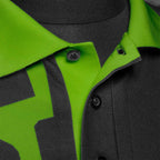 Harrows Rapide Black and Green Polo Shirt In preparation Your Sports Performance