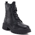 Women’s Black Block-Heel and Platform Ankle Boots Jezzi MR2502-9