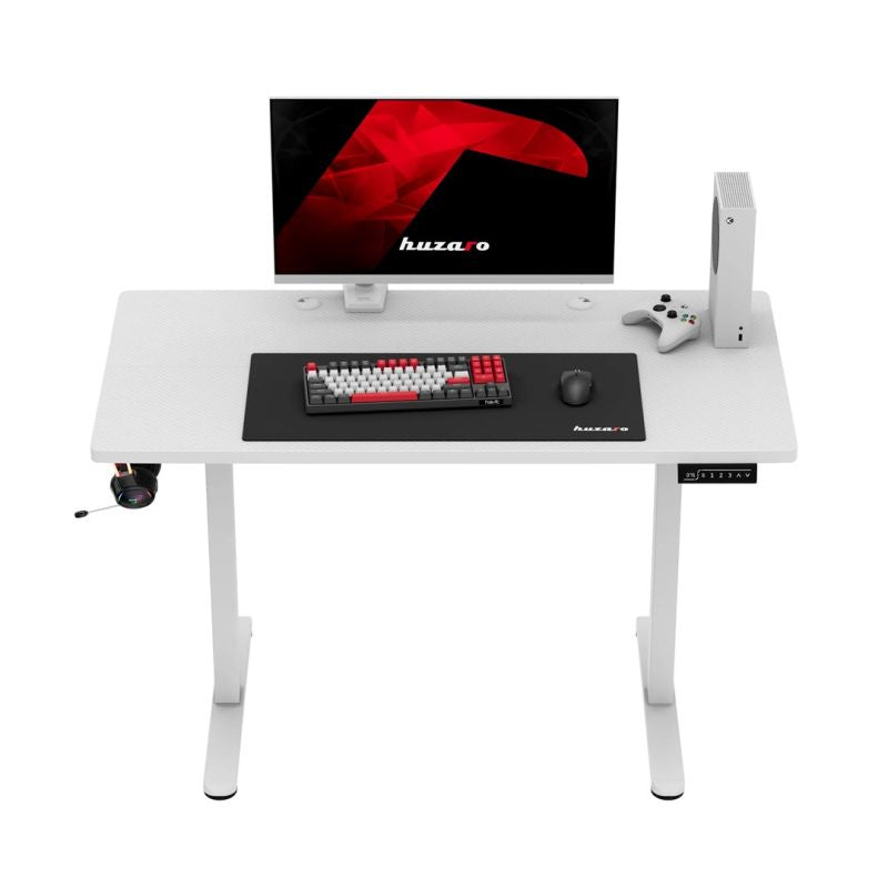 Huzaro Hero 8.1 White Gaming Desk Gaming PC/Stoliki i biurka Your Sports Performance