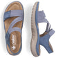 Comfortable Rieker W RKR587 blue sandals Footwear/Lifestyle/Rieker Your Sports Performance