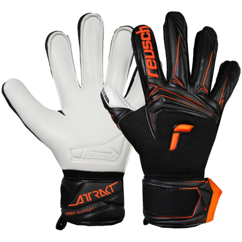 Reusch Attrakt Advance Finger Support Junior Gloves 56 72 210 7783 Reusch