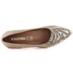 Women's gold shoes M.Daszyński SA201A-2 To be categorized Your Sports Performance