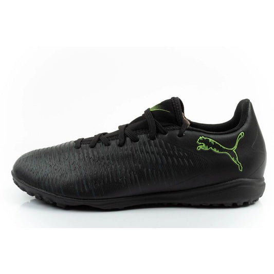 Puma men's sports shoes Future 8 Play TT turf football shoes black green Puma