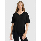 Women's oversize T-shirt with modal 4F 4FRAW25TTSHF3283-21S 4f