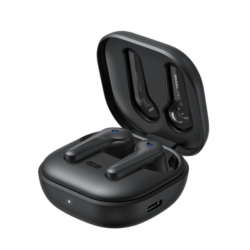 SAVIO WIRELESS BLUETOOTH 5.3 HEADPHONES WITH MICROPHONE, ANC, ENC, QC TWS-12 In preparation Your Sports Performance
