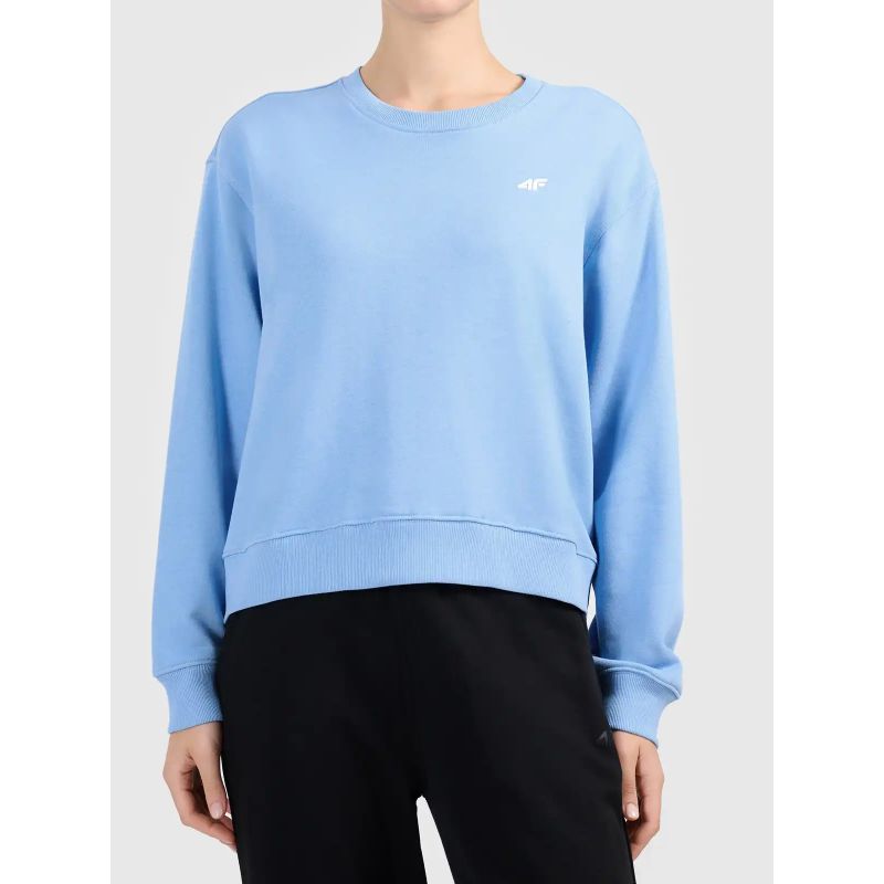 Women's round neck open sweatshirt 4F 4FWAW26TSWSF2672-32S