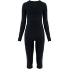 Women’s thermal underwear VIKING Gaja 3/4 Set Bamboo, black