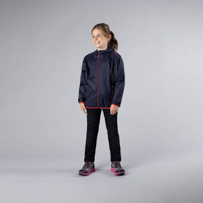 CMP Kid G Jacket Rain Fix Hood Jr 3X53255-28ML Clothing/Outdoor/ CMP Your Sports Performance
