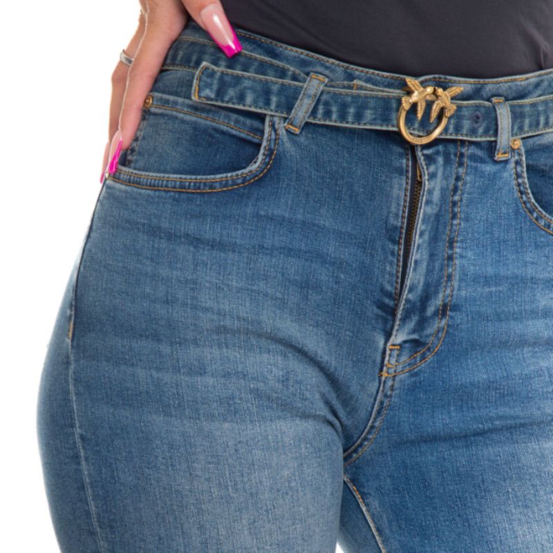 PINKO WOMEN'S SKINNY VINTAGE STRETCH JEANS In preparation Your Sports Performance