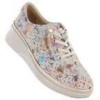 Women's leather openwork wedge shoes, beige, Vinceza 79603 To be categorized Your Sports Performance
