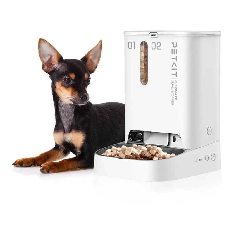 Petkit YumShare Dual-Hopper Automatic Feeder with Camera Dla zwierząt/Miski, pojemniki i poidełka (uniwersalne) Your Sports Performance