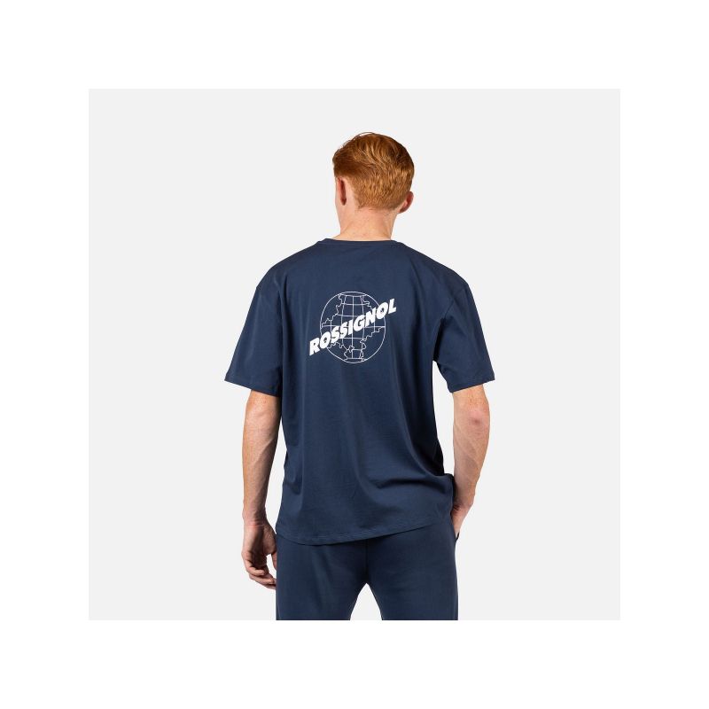 ROSSIGNOL Waterfall Relax Tee Navy Blue Men's T-shirt