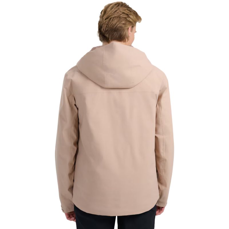 Men's ski jacket 4F M0787 beige 4FWAW25TTJAM0787 83S In preparation Your Sports Performance