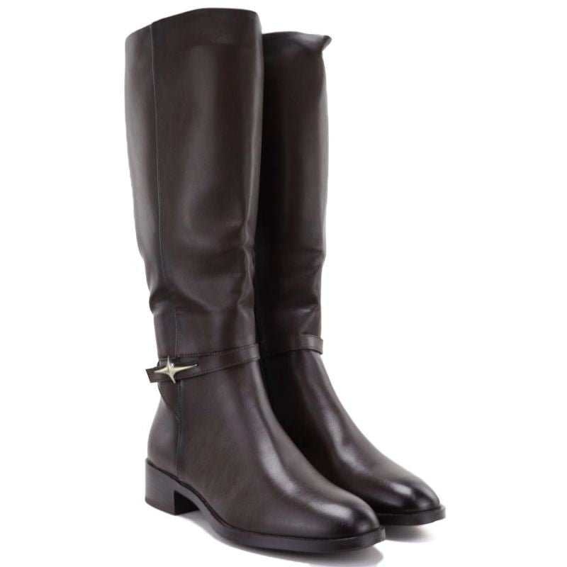 Chocolate Brown Women’s Officer Boots Potocki SZ12862