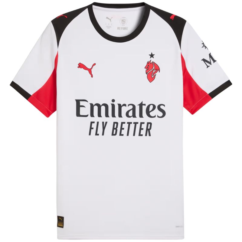 Puma AC Milan Away Jersey Replica Men's T-Shirt White 779971 02 In preparation Your Sports Performance