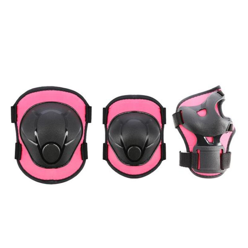 Protectors set Nils Extreme DARK PINK size M H110 Accessories/Protectors and knee pads Your Sports Performance