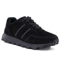Leather platform sneakers black S.Barski