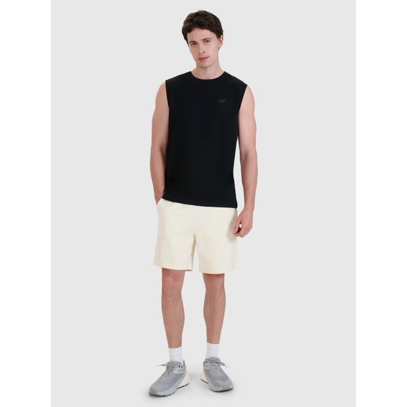 Men's tank top regular plain 4F 4FWMM00TSLEM125-20S *Kategoria tymczasowa Your Sports Performance