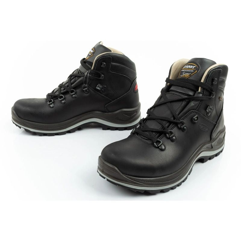 Grisport men's trekking shoes Nero dakar leather SPO-TEX, WIN THERM To be categorized Your Sports Performance