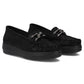 Women's leather platform loafers, black, Filippo DP7652 Filippo