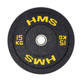 Olympic plate HMS YELLOW BUMPER 15 kg HTBR15 Accessories/Training equipment Your Sports Performance