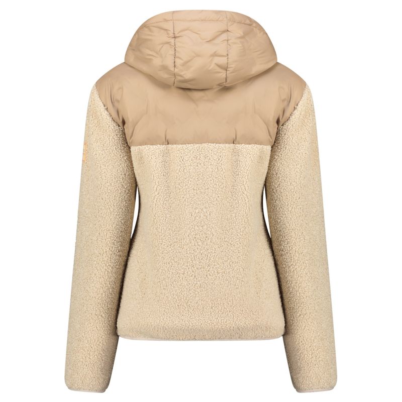 Geographical Norway Techic Fz Beige Db Lady 056 Women's Fleece (WZ6660F/GN-Beige) Geographical Norway