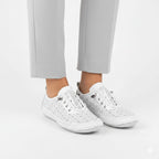 Women's leather openwork shoes, white, T.Sokolski 1302 To be categorized Your Sports Performance