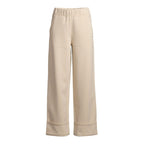 CASALL Aria Turn Up Straight Jogger Women's Pants, Beige