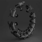 Plus size hula hoop HMS HHW12 with studs and weight, black In preparation Your Sports Performance