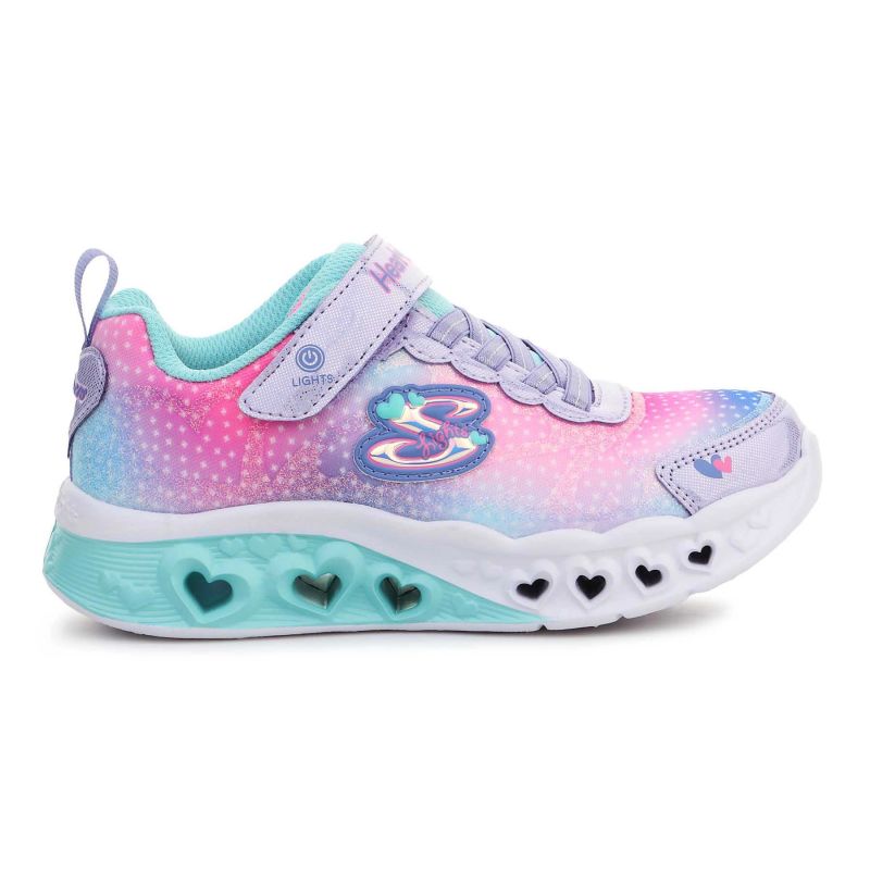 Skechers S Lights Flutter Heart Lights Jr 302315-LVMT Footwear/Lifestyle/Skechers Skechers