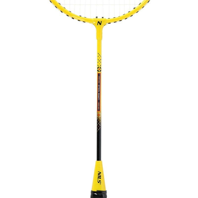 NILS NRZ262 ALUMINUM badminton set 2 rackets, 3 feather shuttlecocks, net 600x60cm, cover Import z Action/Badminton/Zestawy Your Sports Performance