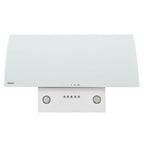 AKPO WK-4 Clarus 60 White chimney hood (600mm; curved white glass front) AGD - Produkty/Okapy kuchenne Your Sports Performance