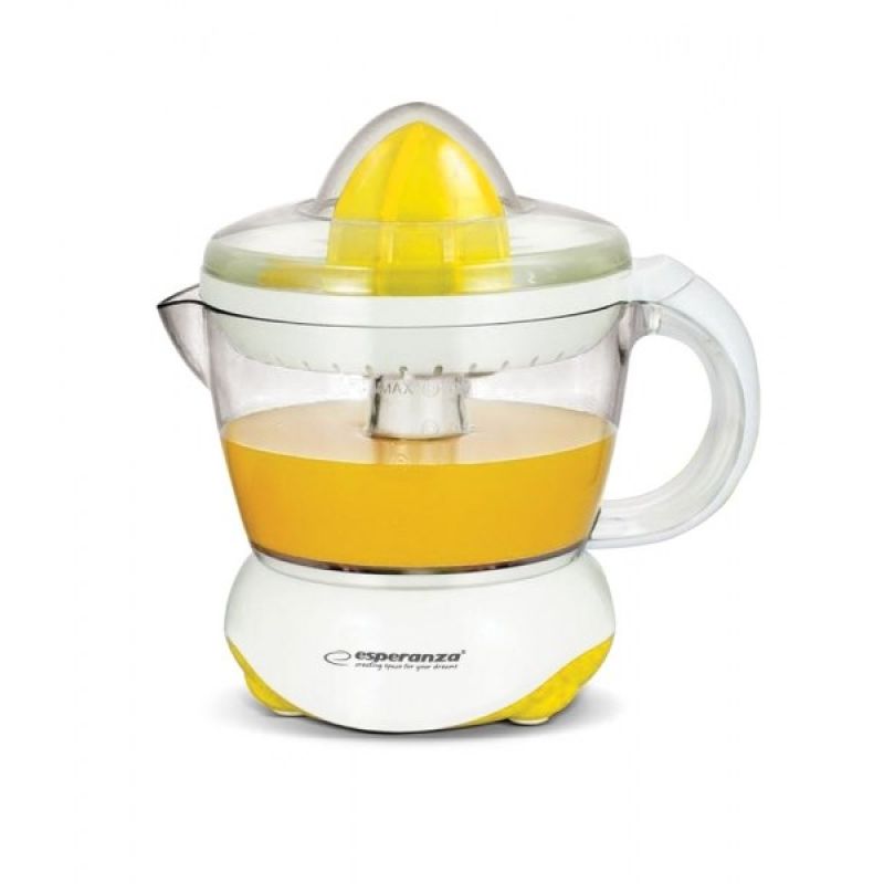 Esperanza Clementine EKJ001Y slow citrus juicer (25W; 0.75l; yellow) AGD - Produkty/Wyciskarki do cytrusów Your Sports Performance