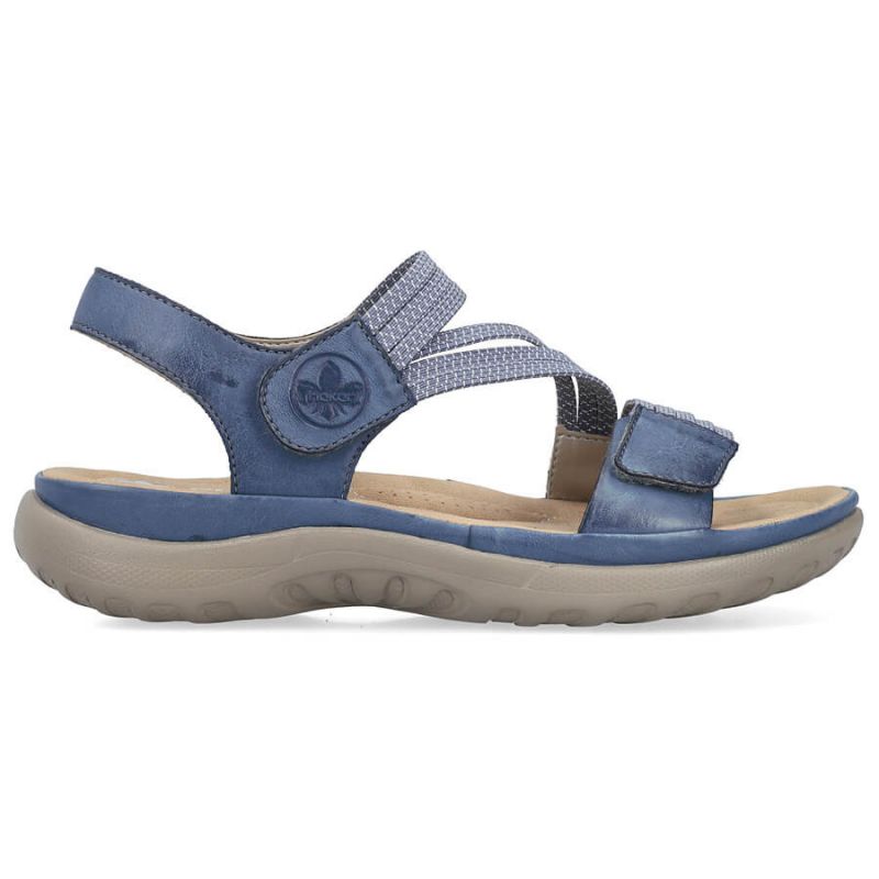 Comfortable Rieker W RKR587 blue sandals Footwear/Lifestyle/Rieker Your Sports Performance
