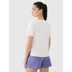Women's quick-drying oversize training T-shirt 4F 4FRSS25TFTSF1236-11S *Kategoria tymczasowa Your Sports Performance