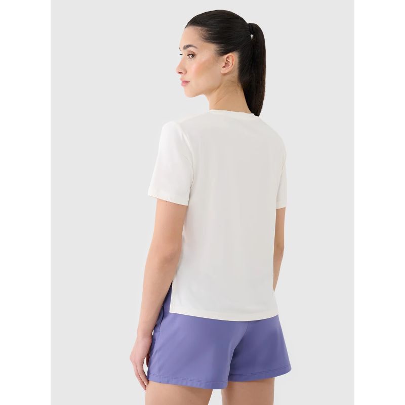 Women's quick-drying oversize training T-shirt 4F 4FRSS25TFTSF1236-11S *Kategoria tymczasowa Your Sports Performance