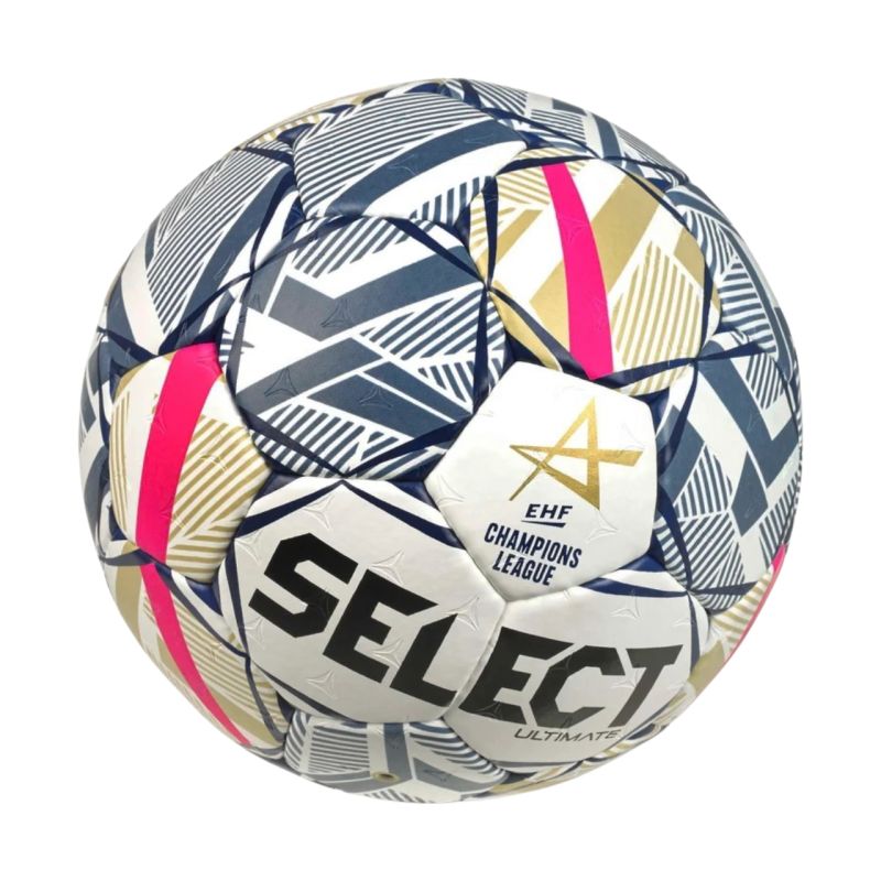 Select Ultimate EHF Champions League Official v26 Handball White, Blue, Pink 200043