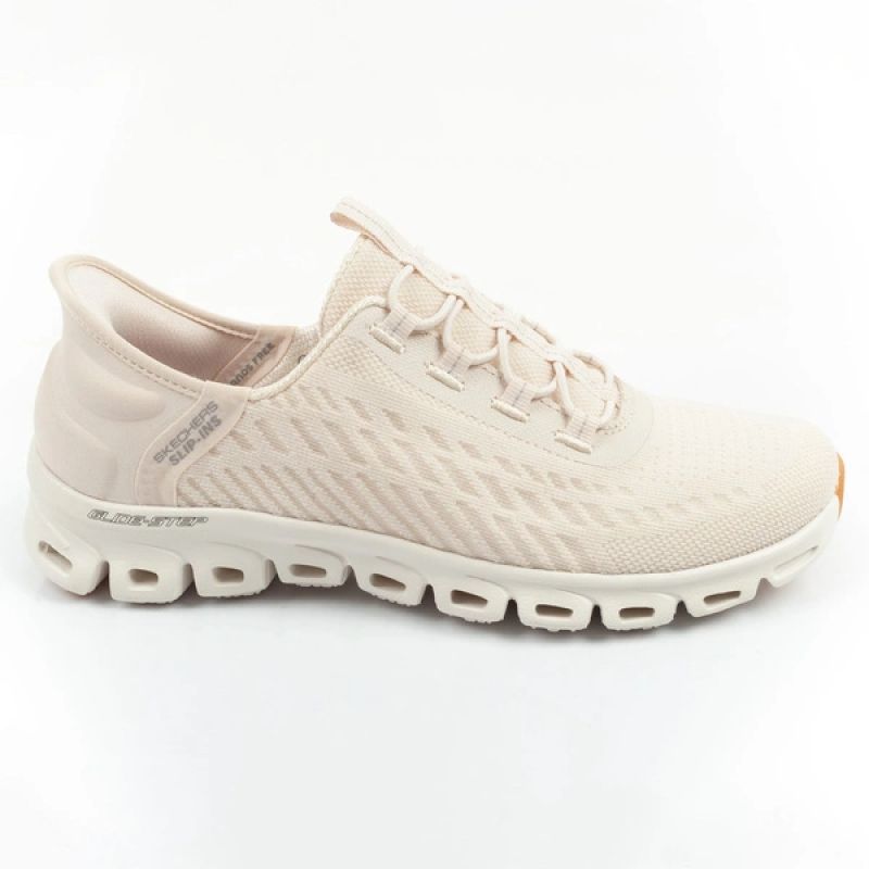 Skechers Glide-Step women's sneakers comfortable ecru slip-ins Skechers
