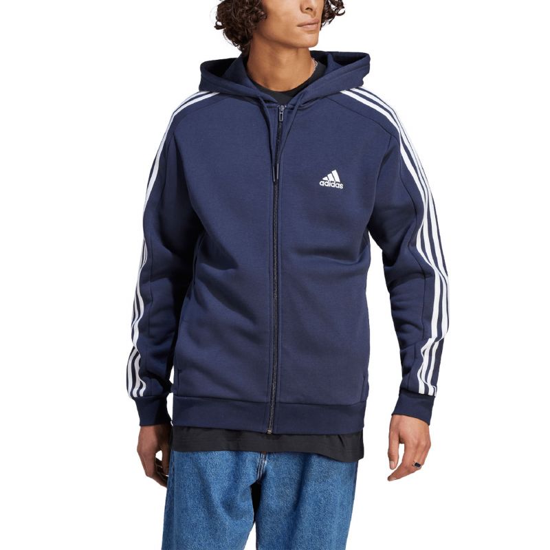 adidas Essentials Fleece 3-Stripes Full-Zip Jr Sweatshirt IJ6478 Clothing/Lifestyle Adidas