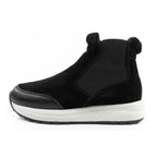 Scholl Beverly Bootie Women's Leather Ankle Boots Black Scholl