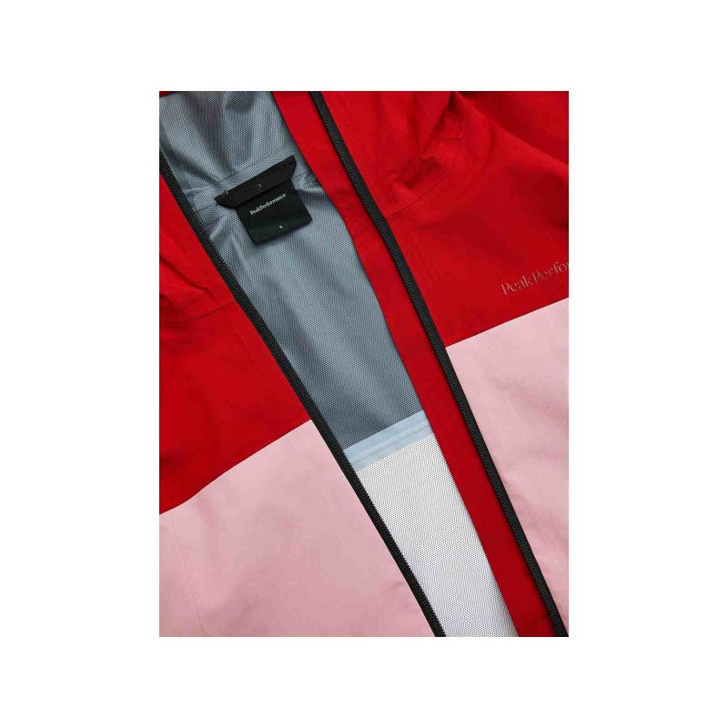 Women's PEAK PERFORMANCE W Trail Hipe 2.5L Shell Jacket, Red
