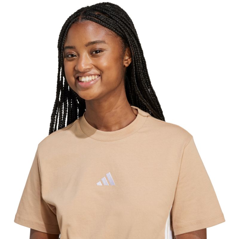 adidas Essentials 3-Stripes Cotton T-Shirt W JX7616 Clothing/Lifestyle/T-shirts Adidas