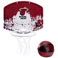 Wilson NBA Team Miami Heat Mini Hoop Basketball Backboard WTBA1302MIA Accessories/Sports facilities equipment Your Sports Performance