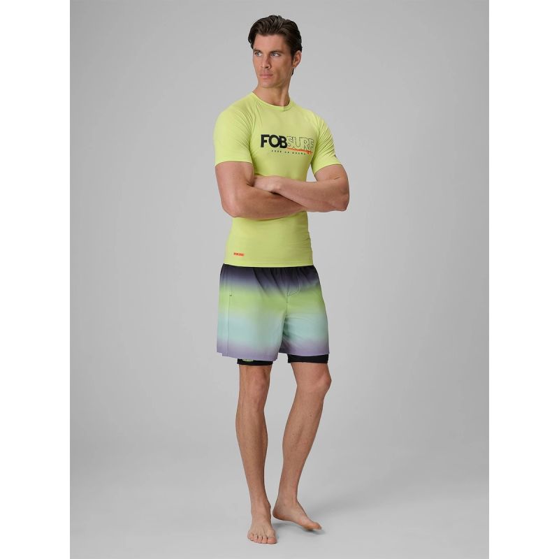 Men's 4F 4FRSS26TFWSM001-45S T-shirt for swimming and water sports with UPF50+ filter
