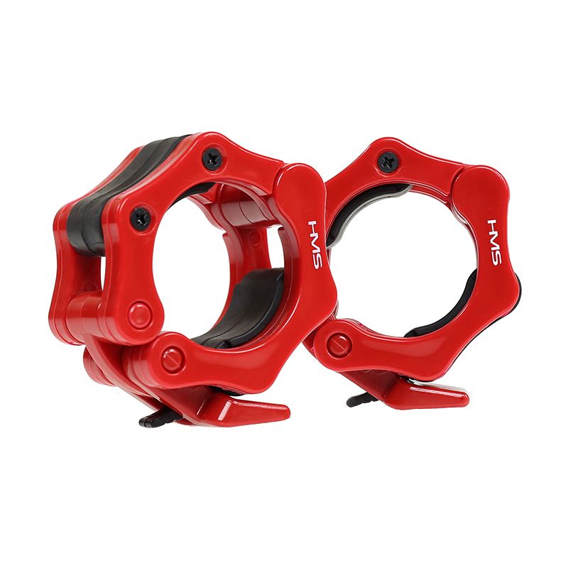 Lock jaw red HMS (2 pcs) ZG1000R Accessories/Training equipment/Sprzęt siłowy/Atlasy Your Sports Performance