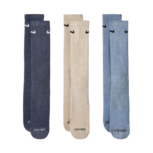 Nike Everyday Plus Cushioned Socks 3 Pairs Dark Gray, Beige, Light Gray SX6888 901 In preparation Nike